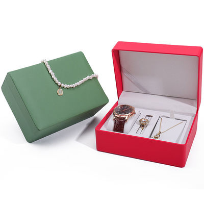 Boîte de rangement pour montres pratiques multifonctionnelles avec trois cellules