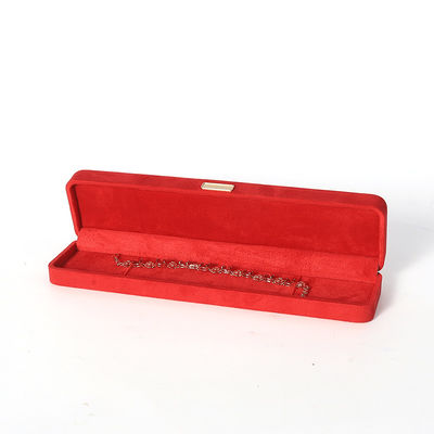 Fabrication en gros Luxe Jeux de bijoux Boîte personnalisée Coffret personnalisé haut de gamme Collier Bracelet Boucles d'oreilles Ensemble de bijoux d'anneau Emballage Coffret de bijoux rouge velours avec logo