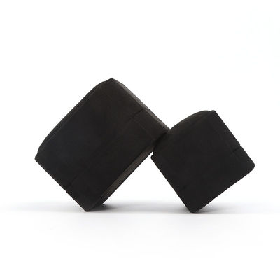Vente en gros de bijoux haut de gamme Emballage Boîte à bague Logo personnalisé Emballage de bijoux Luxe Mariage à double fiançailles Boîte à bague de velours