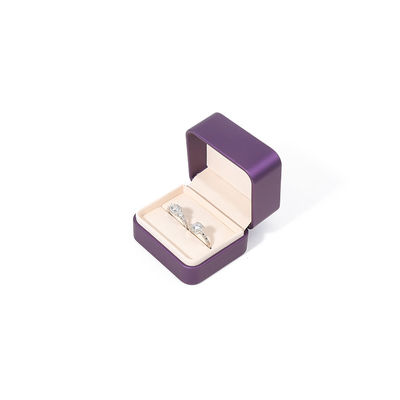 Boîte à bijoux en cuir PU carré de qualité supérieure pour ensemble de bijoux