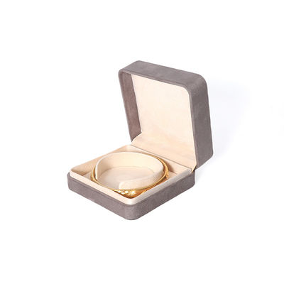 Boîte d'emballage de bijoux grise de qualité supérieure, personnalisée, haut de gamme, pour grands ensembles de bijoux, colliers, bracelets, boucles d'oreilles, bagues