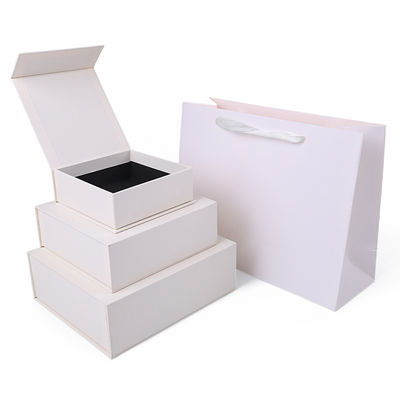 Fabrication en gros de boîtes cadeaux magnétiques de haute qualité, emballage personnalisé avec logo de luxe, en carton écologique, papier blanc, boîte à bijoux magnétique