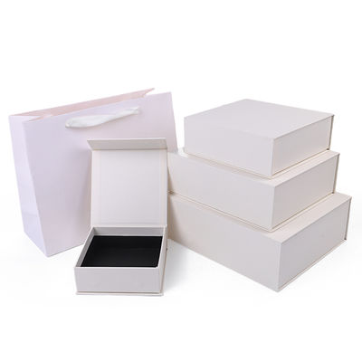Fabrication en gros de boîtes cadeaux magnétiques de haute qualité, emballage personnalisé avec logo de luxe, en carton écologique, papier blanc, boîte à bijoux magnétique