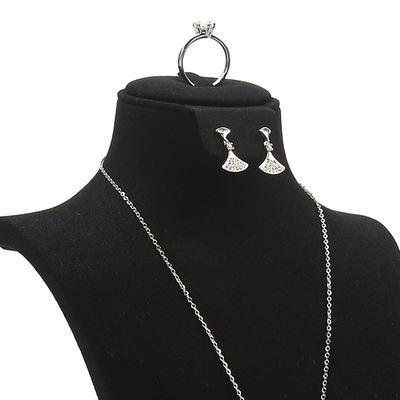 Mannequin de bijoux haut de gamme Présentoir de bijoux noir personnalisé Mannequin de bijoux