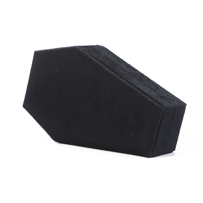 Boîte à bijoux de voyage OEM de Noël en velours noir avec rangement personnalisé