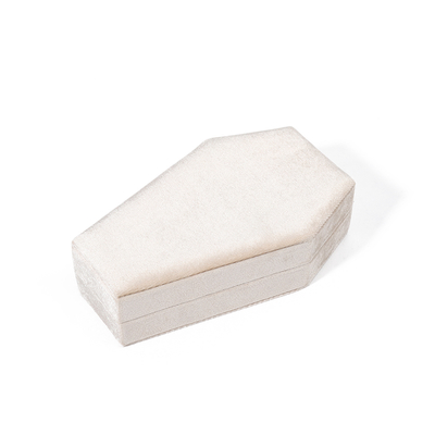 Organiseur personnalisé Stockage de velours blanc Jeux de boîte de voyage OEM bijoux de Noël boîte cadeau