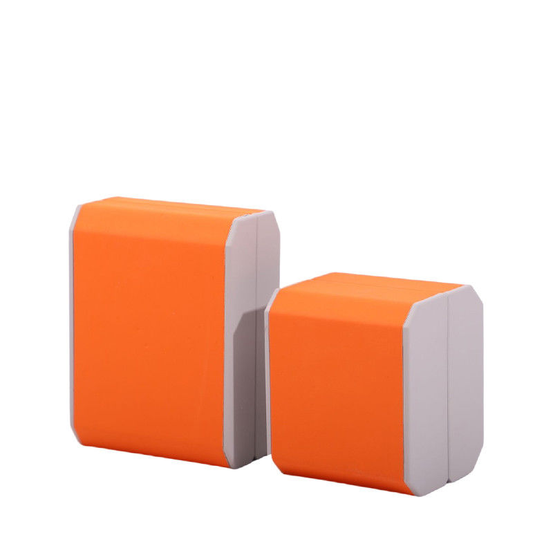 Taille personnalisée Boîte à bijoux en plastique LED personnalisée avec LED orange et logo du client