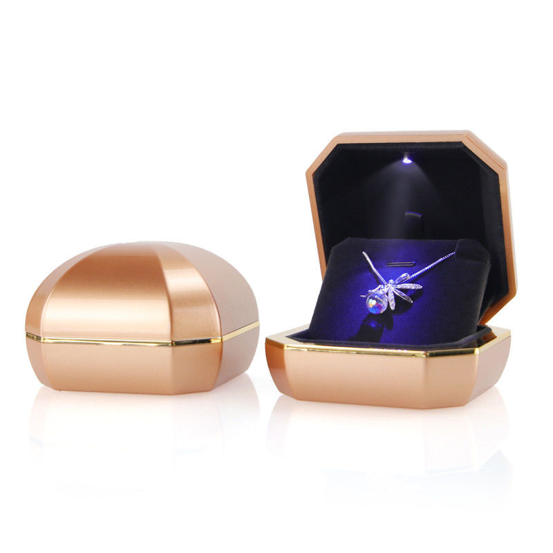 Boîte à bijoux LED Hanhong Ronde ampoule de luxe à lumière blanche