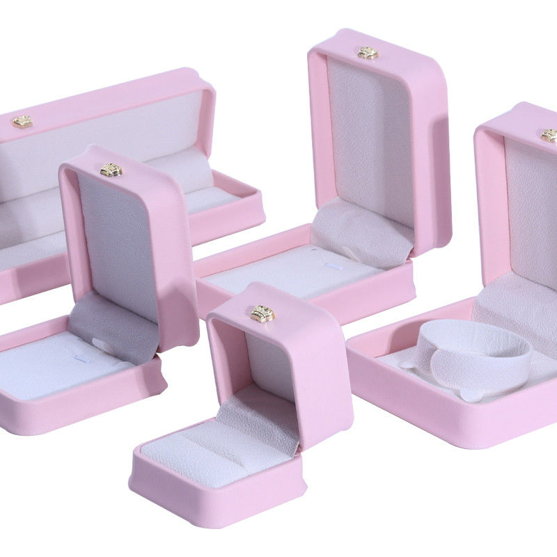 Boîte à bijoux en cuir en PU