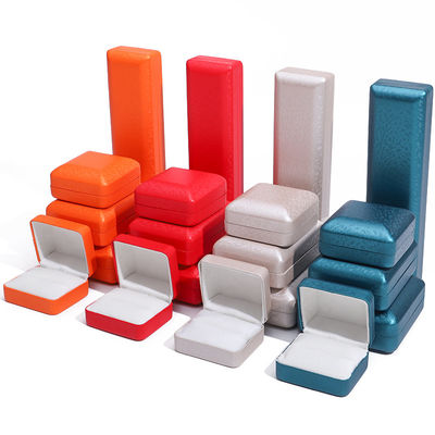 Emballage de bijoux personnalisé Han Hong pour bracelet Collier Ring PU Velours en cuir