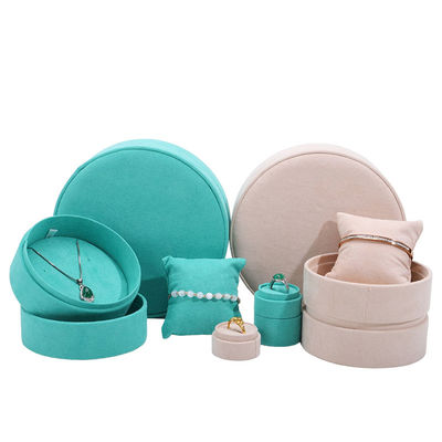 Contactez-nous pour la boîte à bijoux en papier velours de mariage personnalisé de luxe Hanhong