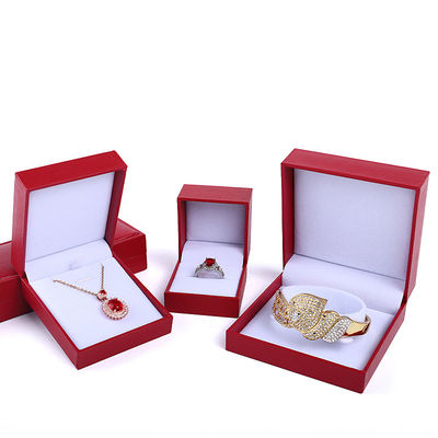 Boîte en carton pour bijoux Pour le collier Bracelet anneau Boucles d'oreilles 6,5x6cm Taille