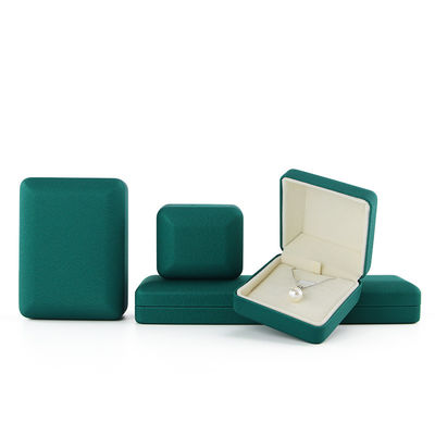 Package de bijoux Boîte à anneaux de collier en fer pour taille personnalisée Grade Hanhong Emerald