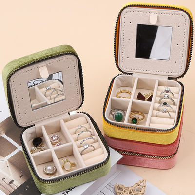 Organiseur de bijoux en velours multi-couleurs à usage général